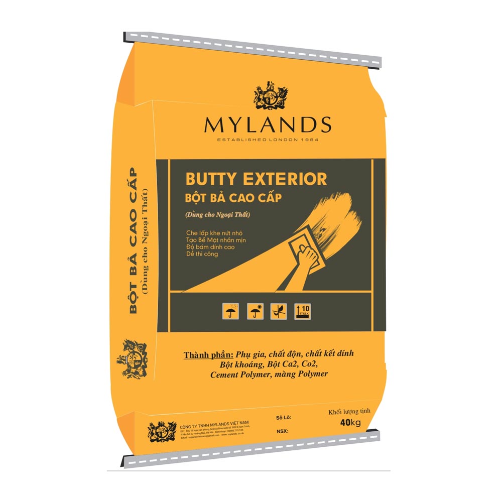 Bột bả ngoại thất cao cấp BUTTY EXTERIOR MYLANDS