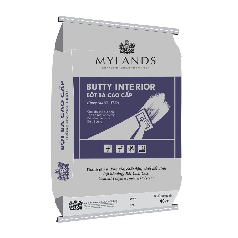 Bột bả nội thất cao cấp BUTTY INTERIOR MYLANDS